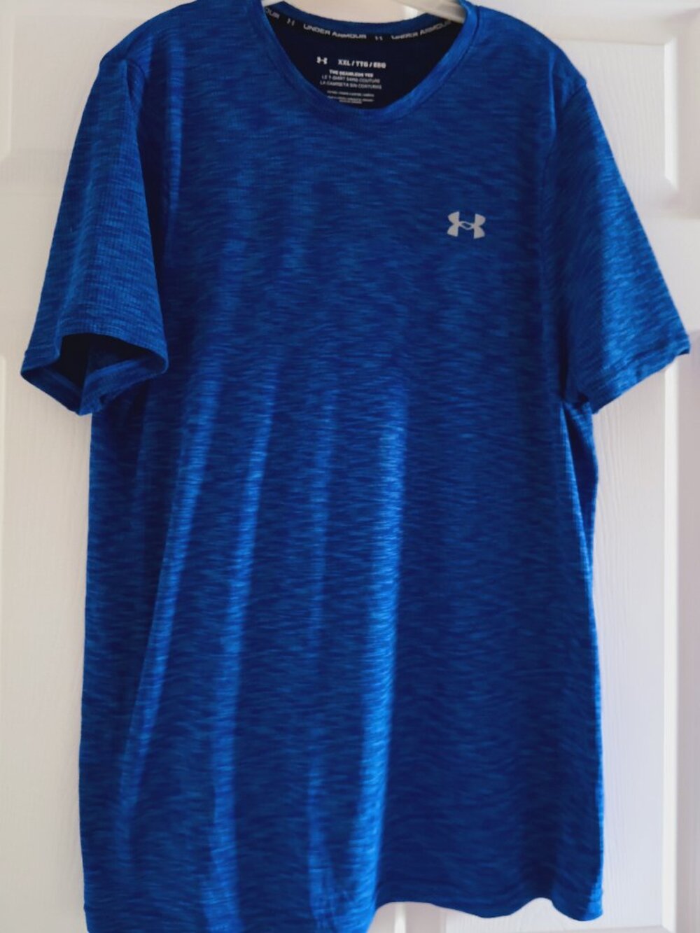 UnderArmour Men XXL T-shirt Blue Crew Neck